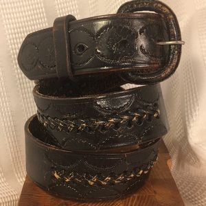 Mexican distressed/cracked/vintage looking belt